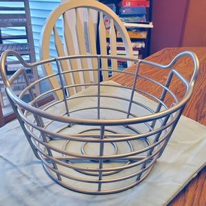 EUC Metal Fruit Bowl